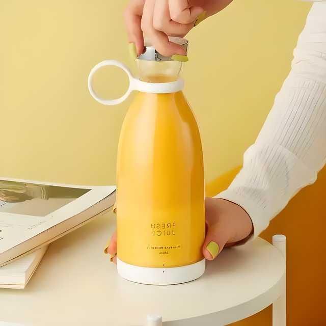 Travel Portable Mini Juice Blender – USB Rechargeable, Compact & Powerful