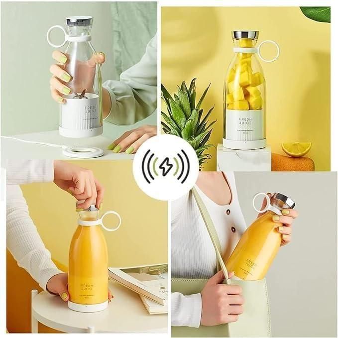 Travel Portable Mini Juice Blender – USB Rechargeable, Compact & Powerful