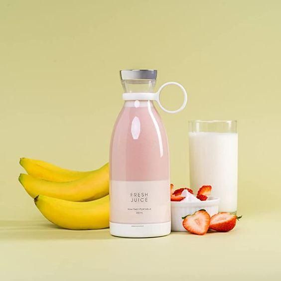 Travel Portable Mini Juice Blender – USB Rechargeable, Compact & Powerful